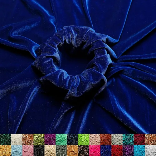 Miniatura 28 de Ice Fabrics The Yard - Tela de terciopelo elástico elástico suave de 60 pulgadas de ancho para coser ropa, disfraces, manualidades, 90% poliéster