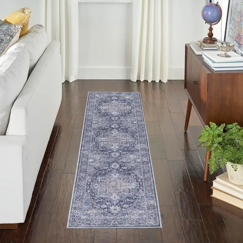 Miniatura 16 de Nourison Home New Concept - Alfombra lavable de 2 pies 2 pulgadas x 8 pies, fácil de limpiar, no se desprende, para dormitorio, sala de estar