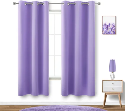Miniatura 48 de Cortinas opacas de 72 pulgadas extra anchas para dormitorio, puerta corrediza de vidrio y patio, 2 paneles con ojales para oscurecer ventana grande