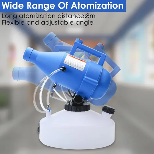 Miniatura 4 de Pulverizador eléctrico ULV portátil ULV de 4.5L (1.2 galones), atomizador de capacidad ultra baja, distancia de pulverización multiusos de 30 pies