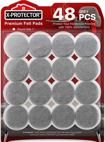 Miniatura 12 de Almohadillas de fieltro X-PROTECTOR para muebles, 235 piezas de alta calidad, los mejores protectores de piso de madera para proteger tu suelo