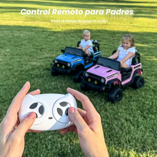 Miniatura 5 de Hikiddo - Coche eléctrico de 24 V para niños, vehículo eléctrico para montar, camioneta de juguete para niños pequeños de 3 a 5 años con control Azul