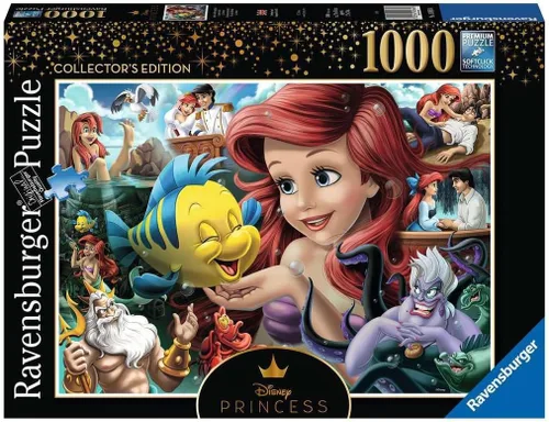 Miniatura 8 de Ravensburger Disney 12000567 - Rompecabezas de 1000 piezas para adultos Heroines: La Sirenita - 12000567 - Herramientas hechas a mano, fabricado