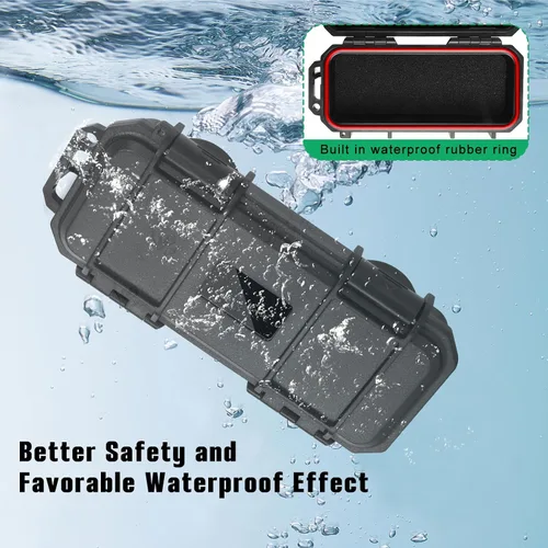 Miniatura 7 de Llavero magnético debajo del automóvil, caja magnética impermeable para llaves para ocultar una llave en el exterior con 2 imanes fuertes, llavero
