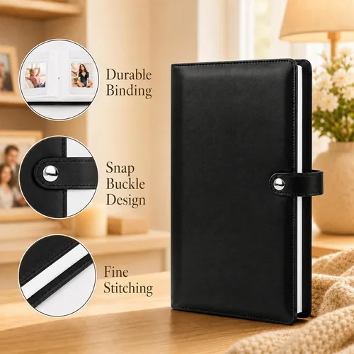 Miniatura 3 de Ruibytree Álbum de fotos para libro de fotos Polaroid de 2 x 3 pulgadas, capacidad de forma segura 432 imágenes de recuerdos únicos, compatible