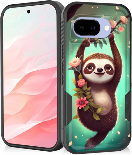 Miniatura 127 de Funda para Pixel 7a, resistente de doble capa híbrida de policarbonato duro de goma suave a prueba de golpes para Google Pixel 7A 6.1 pulgadas