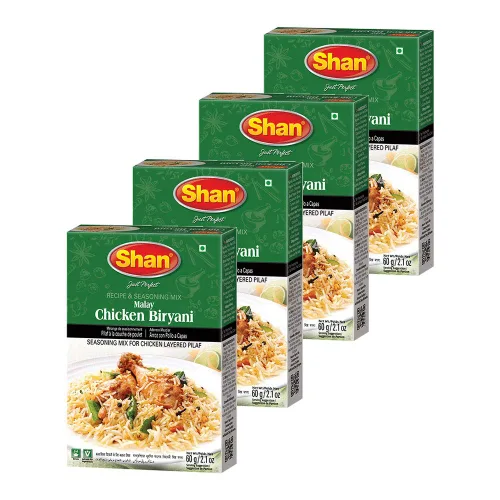 Miniatura 167 de Shan Korma Recipe and Seasoning Mix 1.76 oz (50g) - Spice Powder for Traditional Meat in Yogurt Sauce - Suitable for Vegetarians - Airtight Bag in a