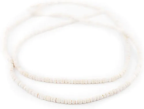 Miniatura 3 de The Bead Chest Cuentas de coco natural blanco (0.157 in)