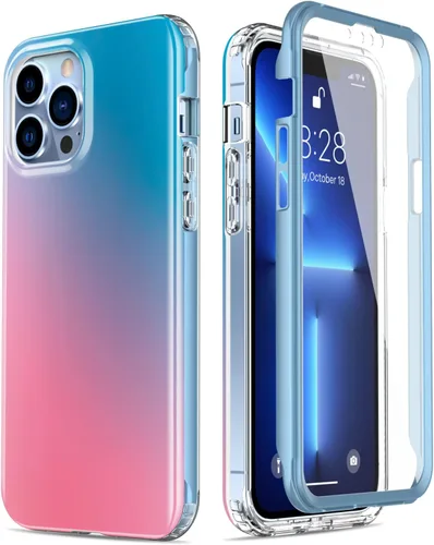 Miniatura 18 de Esdot Funda protectora para iPhone 13 Mini con protector de pantalla integrado, protección de grado militar con diseños de moda para mujeres