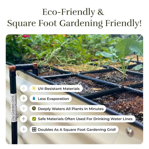 Miniatura 5 de Garden In Minutes - Sistema de riego por goteo para jardín, manguera de remojo, riego por goteo premontado, rociador de cama de flores, kit