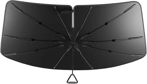 Miniatura 9 de Pigenius Parasol para parabrisas para Honda Civic 2022-2026. Parasol plegable con escudo térmico plateado para mantenerte fresco UDS