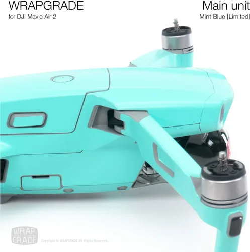 Miniatura 5 de Wrapgrade Unidad Principal Skin Compatible con DJI Mavic Air 2 (Airforce Silver)