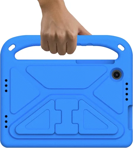 Miniatura 5 de Funda para niños TCL Tab 8 LE (8.0 pulgadas) modelo 9137W EVA mango a prueba de golpes peso ligero cubierta de soporte, azul
