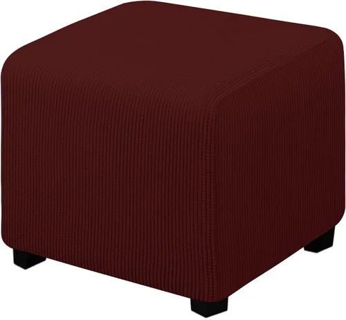 Miniatura 140 de Easy-Going Funda Elástica para Otomana Taburete de Almacenamiento Plegable Protector de Muebles Funda Rectangular Suave con Parte Inferior Elástica