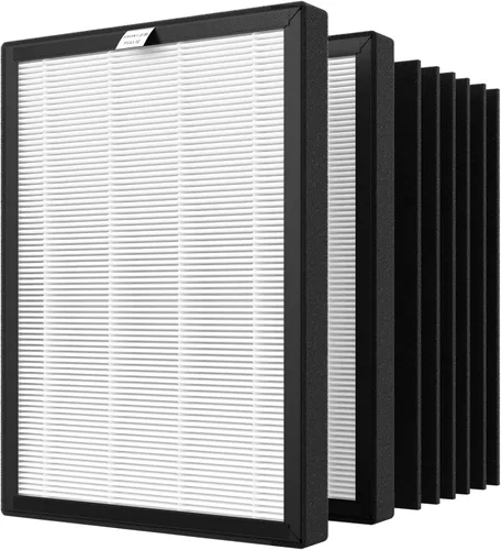 Filtro de repuesto ProHEPA 9000 para VEVA ProHEPA 9000 Air Puri Fier, incluye 2 filtros y 6 filtros de carbono