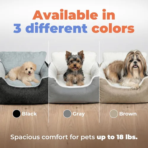 Miniatura 7 de Best Pet Supplies Cama para Perros Casa Alfombra para Perros Cama para Jaula Tienda Redonda Suave de Felpa para Perros de Razas Pequeñas, Medianas
