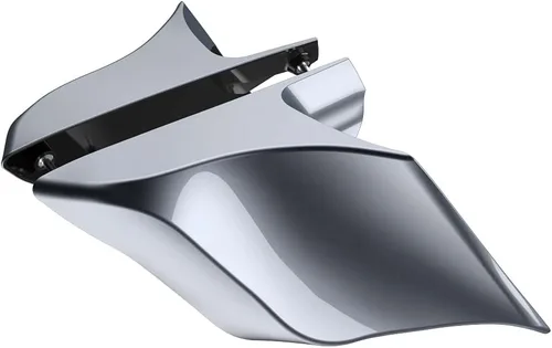 Miniatura 58 de Advanblack Barracuda - Cubiertas laterales estiradas plateadas (brillantes), paneles extendidos para Harley Touring Street Glide Road Glide Electra