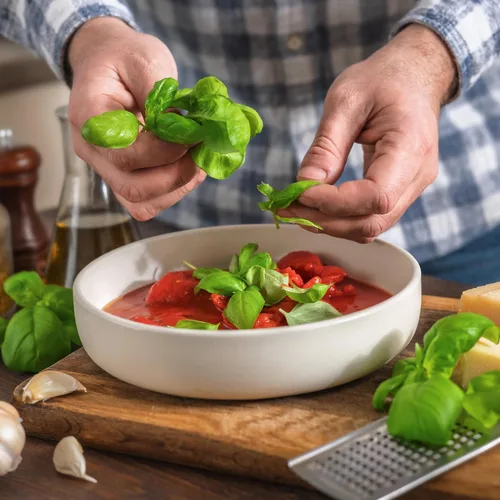 Miniatura 7 de Seed Needs Semillas de albahaca para plantar hierbas italianas de hojas grandes, reliquia sin OMG y sin tratar, cultiva un jardín de hierbas