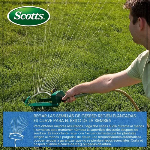 Miniatura 2 de Scotts EZ Seed Patch & Repair - Mantillo de sol y sombra, semillas de césped, combinación de fertilizantes para puntos desnudos y reparación, 3.75