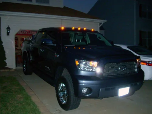 Miniatura 8 de VMS RACING CAB - Marcadores de luces de techo, 5 piezas con base en lentes ahumados, montaje CRL 264143BK compatible con Ford F250 F350 F450 F550
