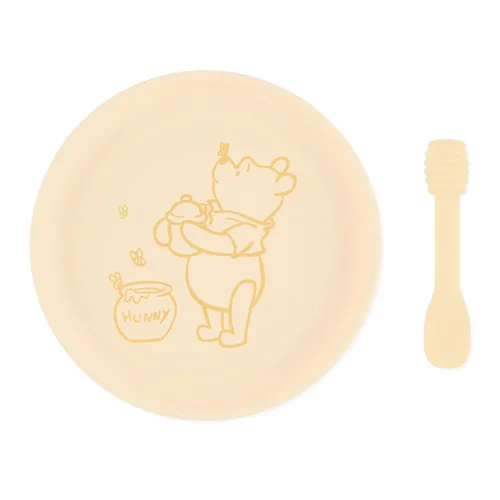 Miniatura 9 de Bumkins Disney - Juego de platos y cucharas para bebés y niños pequeños, plato de silicona para bebés y niños, destete LED, suministros