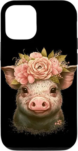 Miniatura 28 de Pig with Leopard Headband Flower Cute Pig Lover Case for iPhone 17