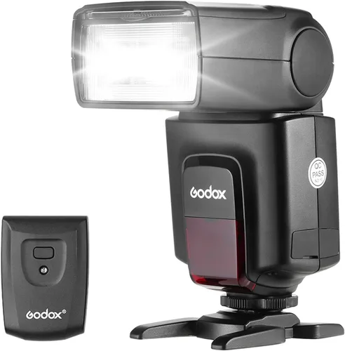 GODOX TT520Ⅱ Flash electrónico universal en cámara Speedlite + AT-16 2.4G transmisor de gatillo inalámbrico Guía número 33 S1 S2 modos de reemplazo