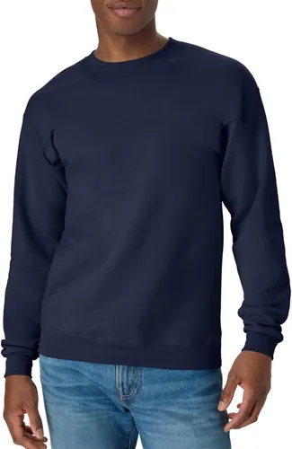 Miniatura 35 de Hanes EcoSmart - Sudadera de forro polar con cuello redondo para hombre, disponible en tallas grandes y altas, paquete de 1 o 2