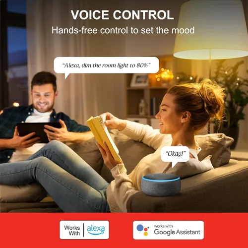 Miniatura 3 de Sengled Bombilla de luz Alexa, bombillas inteligentes, bombillas inteligentes que funcionan con Alexa y Google Assistant, bombillas WiFi A19 blanco