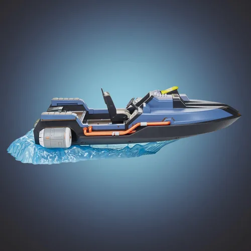 Miniatura 8 de FORTNITE Hasbro Victory Royale Series - Vehículo coleccionable de lujo de lancha motora Deluxe con accesorios, 19.6 pulgadas (49.8 cm)
