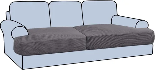 Miniatura 41 de H.VERSAILTEX Funda Elástica para Sillón Sofá con Cojín en Forma de T, Fundas de Cojín en T para Sala de Estar, Funda para Sillón Sofá, Funda
