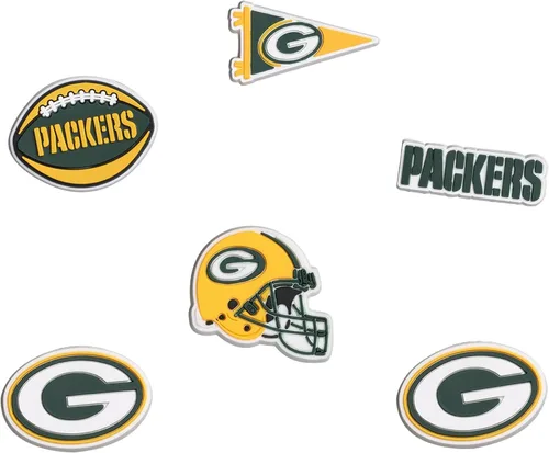 Miniatura 7 de FOCO unisex-adult NFL Team Logo 6-Pack Shoe Charms