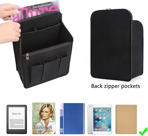 Miniatura 4 de Yoillione Organizador de mochila de fieltro para mujeres y hombres, mochila de viaje grande