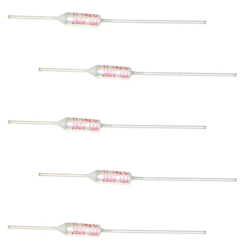 Miniatura 16 de Fielect Fusibles Térmicos 212.0 °F Corteos Térmicos Fusible Circuito de Corte Temperatura Fusible Térmico 250V 10A