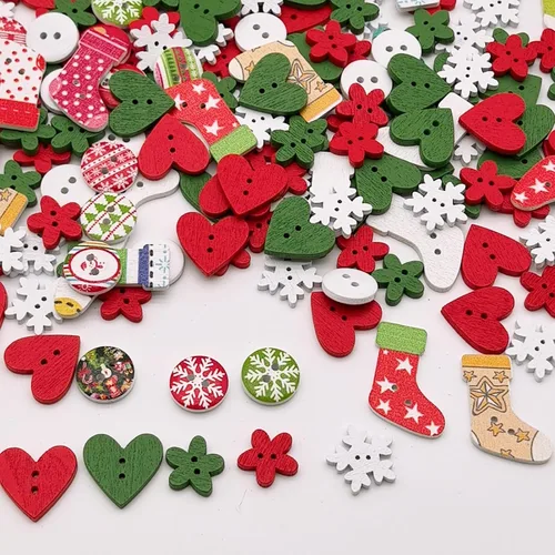Miniatura 21 de 500-700 PZA Botones de Resina Marrón Claro, Varios Tamaños y Formas para Costura Infantil, Manualidades DIY, Botones Pintados a Mano para Arte