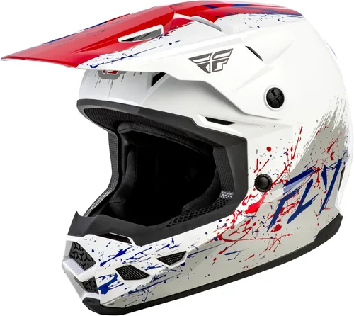 Miniatura 10 de Casco Fly Racing Youth Kinetic Surge - Casco de equitación para bicicleta de tierra, MTB, BMX y motocicleta Negro/Rojo/Amarillo