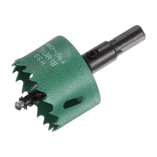 Miniatura 3 de HARFINGTON Sierra de agujero bimetálica de 1.772 in (1-3/4 ") M42 HSS (acero de alta velocidad) Sierra de agujero cortador de broca para madera