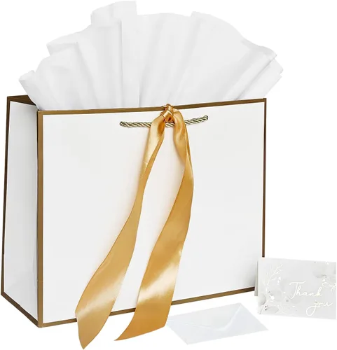 Miniatura 11 de ANFENG Regalo de recuerdo de cumpleaños negro, bolsa vintage de papel para mujeres, mamá, aniversario, novedad, fiesta, bolsas de papel, idea