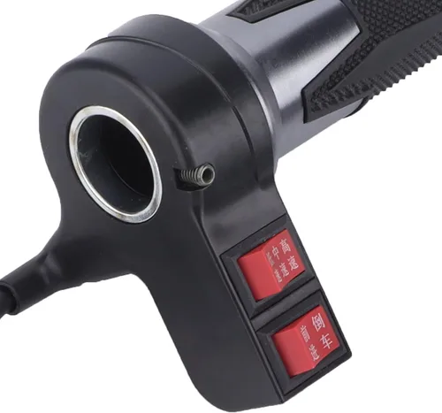 Miniatura 8 de Qiilu Empuñadura del acelerador, 1 par de 3 velocidades, empuñaduras para acelerador eléctrico con engranaje delantero y reverso