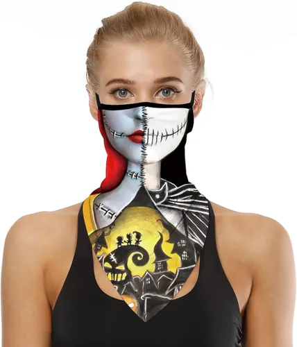 YAYOUREL - Bufanda para el cuello, máscara facial, pañuelos para hombres y mujeres, protección frente a la radiación solar en verano, pasamontañas,