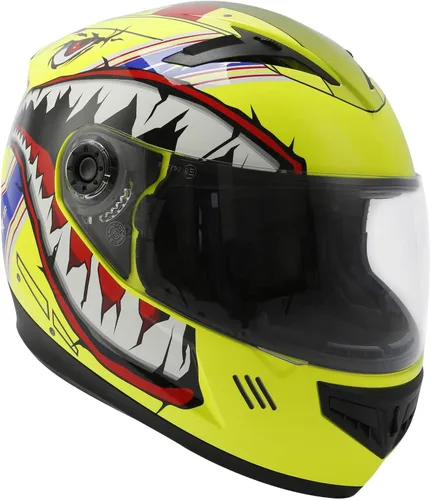 Miniatura 9 de TCMT - Casco integral para jóvenes y niños, para motocross, bicicleta de montaña BMX, MX, ATV, bicicleta de tierra, calle, con visera solar