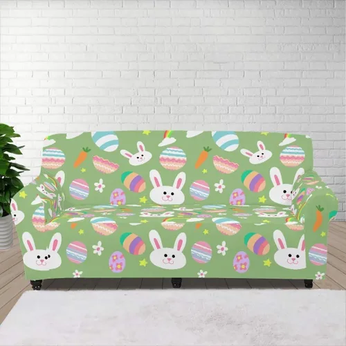 Miniatura 25 de Horeset Snowy Tree - Funda de sofá para 2 cojines, decoración del hogar, funda protectora de muebles para perro, impermeable y lavable Árbol nevado