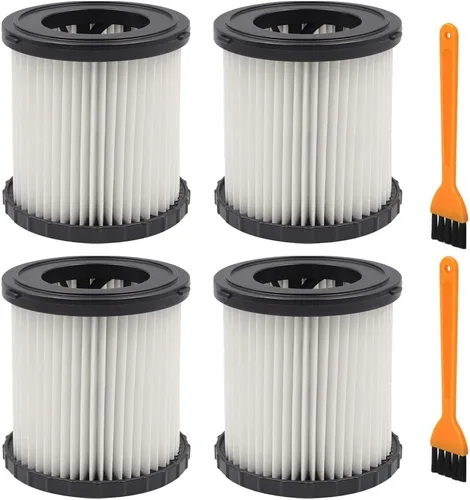 Miniatura 8 de DCV5801H - Paquete de 2 filtros de repuesto HEPA para aspiradora húmeda/seca compatibles con DeWalt DCV580 y DCV581H, reutilizables y lavables