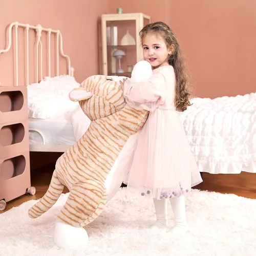 Miniatura 5 de IKASA Animal de Peluche de Gato Grande Juguete de Peluche, Gatito Gigante Lindo Juguetes Suaves Jumbo, Peluche Enorme de Gran Tamaño Peluche