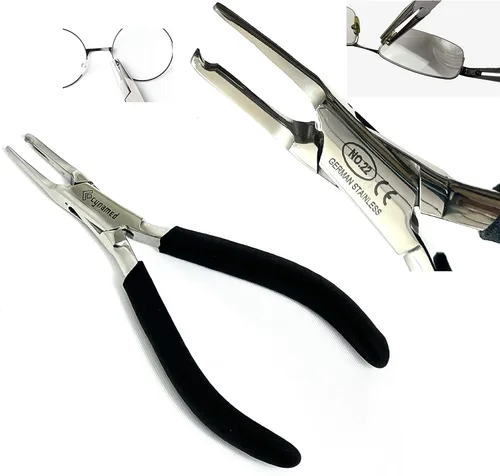 Alicates Premium para Ajustar Brazos de Almohadillas Nasales de Gafas, Removedor de Almohadillas Nasales de Marcos de Anteojos, Herramienta Óptica