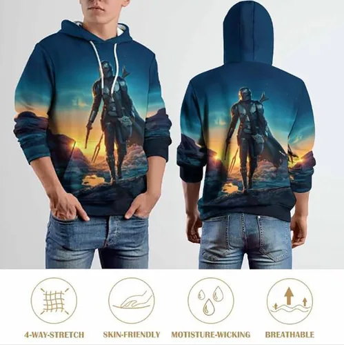 Miniatura 7 de ghiurpc Sudaderas con capucha con estampado de anime para hombre, moda de otoño, sudadera con capucha para hombre, ropa estética