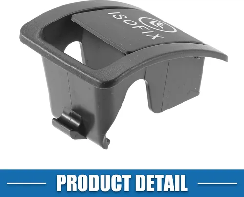 Miniatura 7 de Anclaje de asiento trasero infantil ISOFix cubierta A2059200513 para Mercedes Benz C300 C350 C200 C180 C400 C450 C43 AMG C63 AMG W205 2015-2020 negro