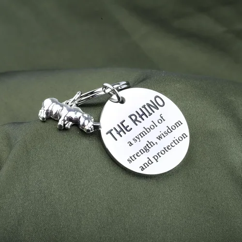 Miniatura 3 de Regalo de rinoceronte regalo para amantes del rinoceronte, regalo de rinoceronte, regalo de animal, rinoceronte, un símbolo de fuerza, sabiduría