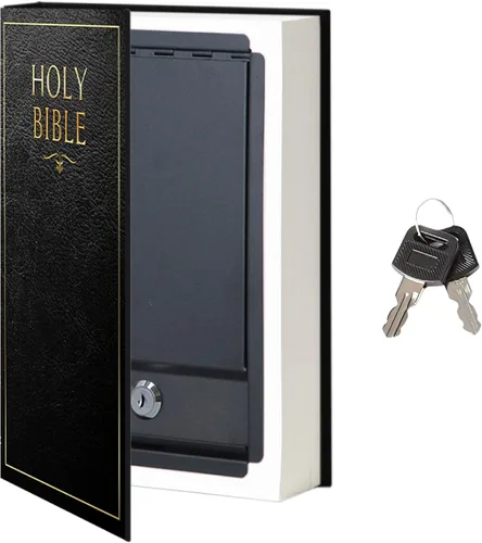 Miniatura 8 de Caja de seguridad falsa para libros, pequeña caja de seguridad con cerradura de combinación, caja fuerte oculta a simple vista, cajas fuertes