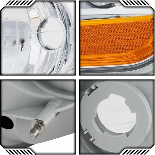 Miniatura 9 de EPIC LIGHTING Faros halógenos tipo OE compatibles con FOR.D 01-03 F-150 97-99 F-250 LIGHTNING